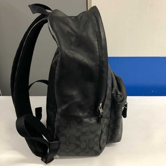 Coach men’s backpack black and gray - Picture 2 of 15